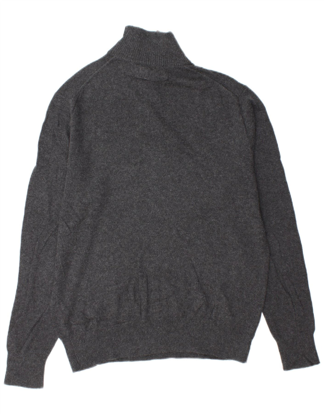BONOBOS Jersey con cuello y cremallera para hombre de algodón gris medio