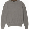 Massimo Dutti Jersey Cuello Redondo Hombre Large Gris Algodón
