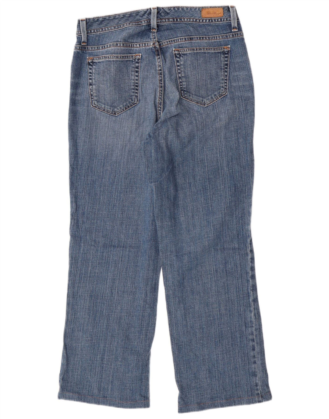 EDDIE BAUER Vaqueros rectos para mujer US 8 Medium W30 L25, 28 Azul Algodón