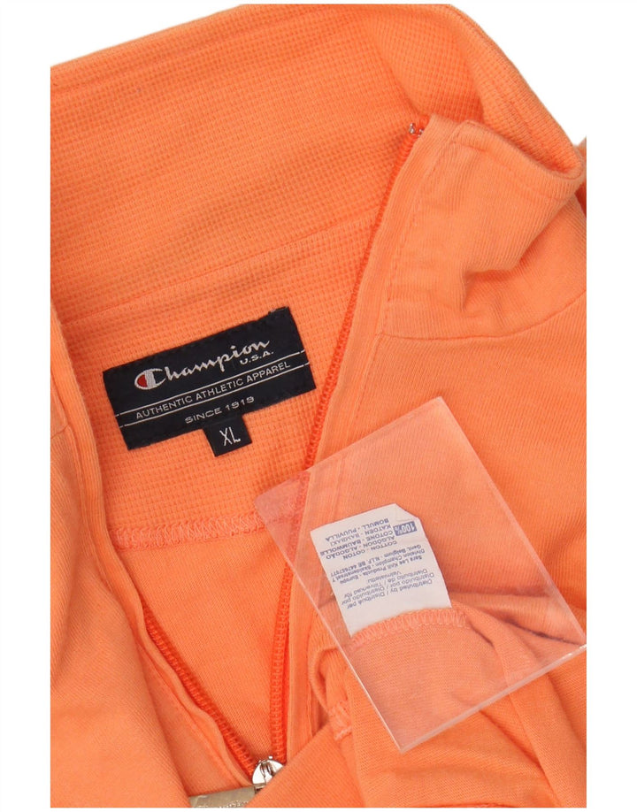 CHAMPION Chaqueta de chándal para mujer UK 18 XL Algodón naranja