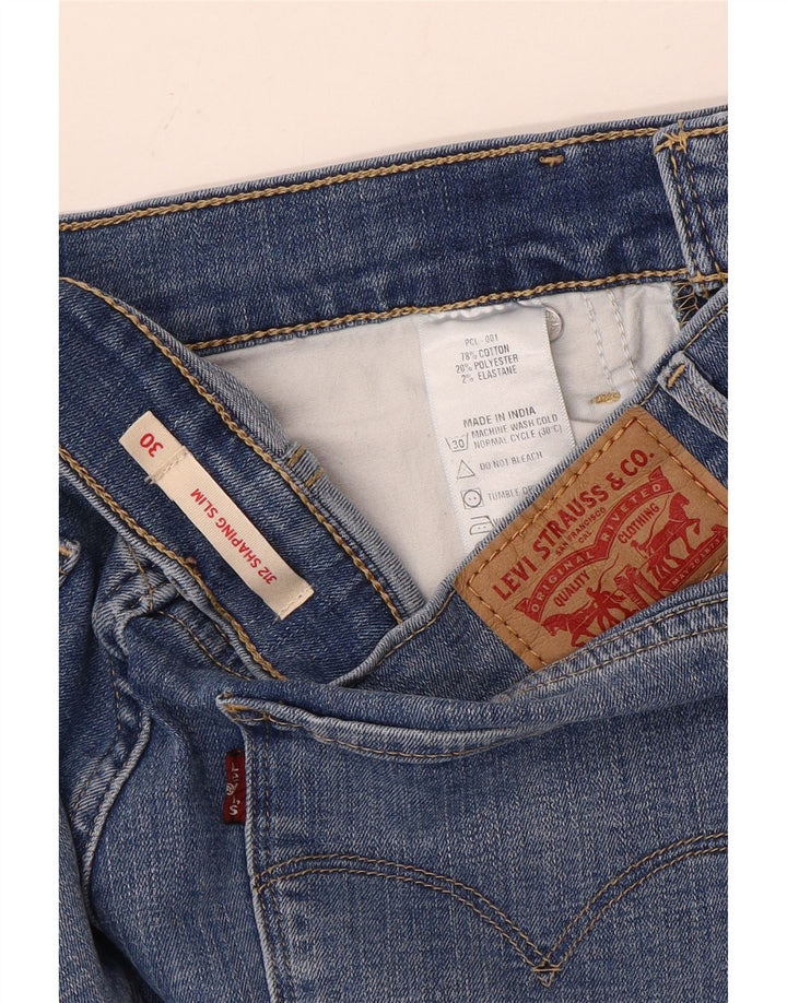 Levi's Mujer 312 Shaping Slim Jeans W30 L30 Algodón Azul