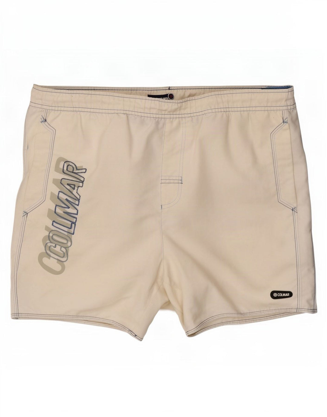 Colmar Bañador Gráfico Hombre IT 52 Grande Poliéster Blanco