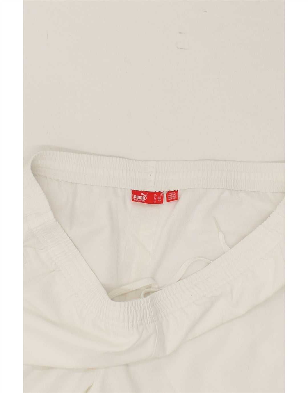 PUMA Mens Tracksuit Trousers Large  White Vintage Puma and Second-Hand Puma from Messina Hembry 