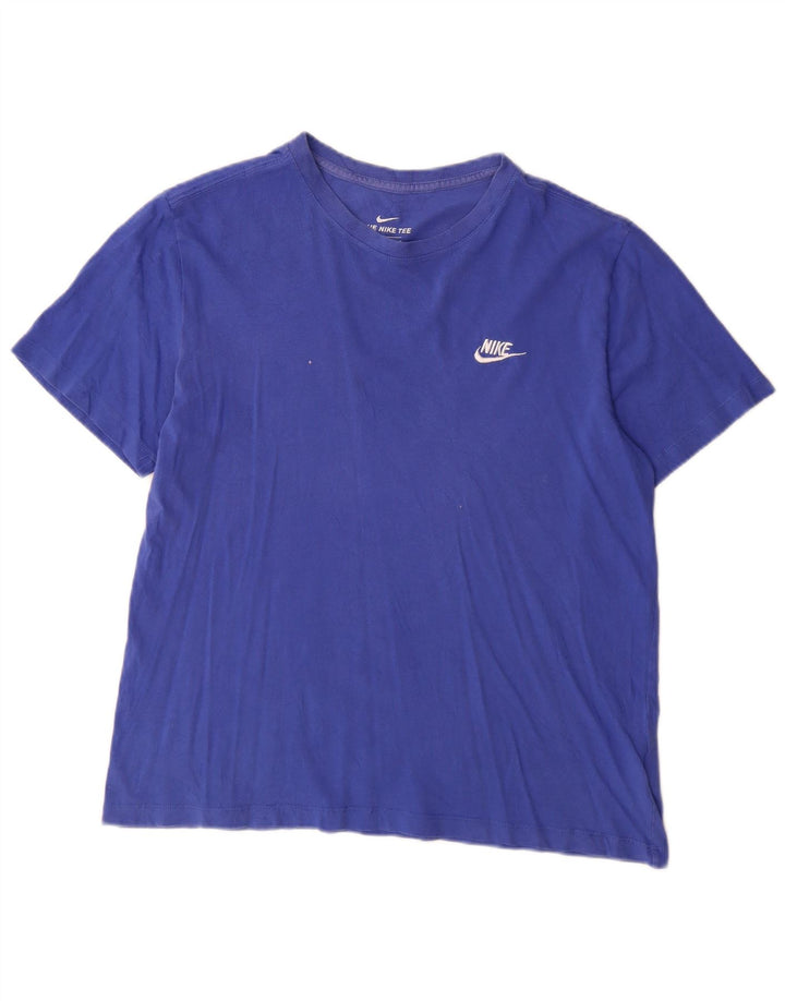 Nike Camiseta para mujer Top UK 46 Large Azul Algodón