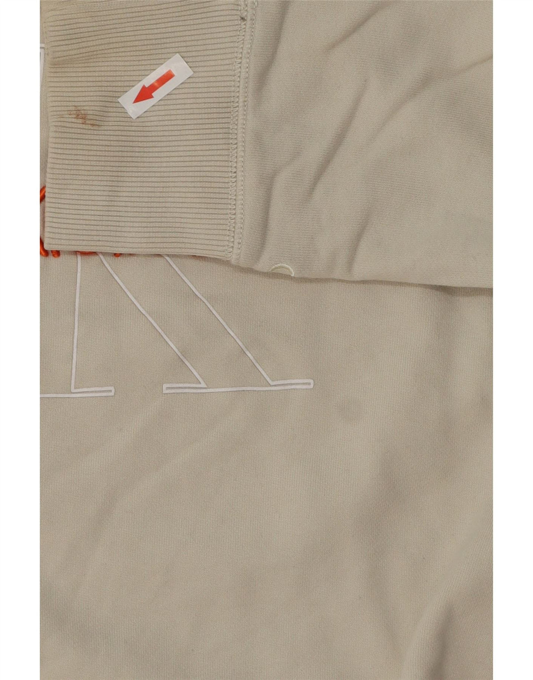 Calvin Klein Jeans Hombre Sudadera Gráfica Jumper Medium Off White Algodón
