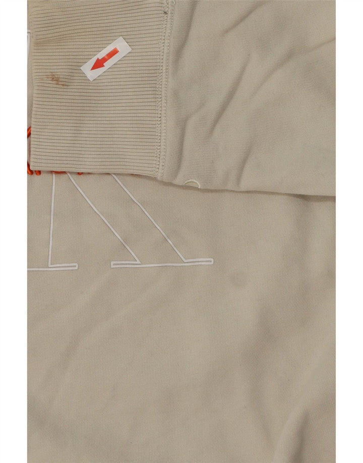 Calvin Klein Jeans Hombre Sudadera Gráfica Jumper Medium Off White Algodón