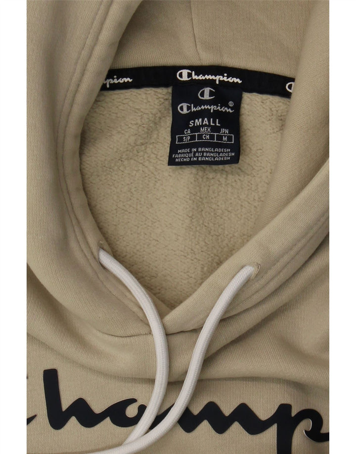 Champion Sudadera Con Capucha Gráfica Para Hombre Jersey Pequeño Beige