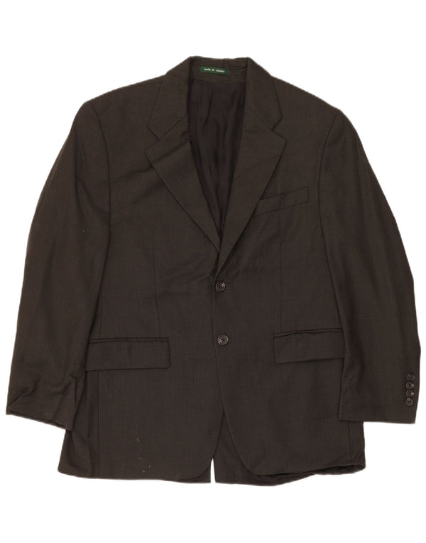 Ralph Lauren Chaqueta tipo blazer de 2 botones para hombre IT 56 2XL Lana negra