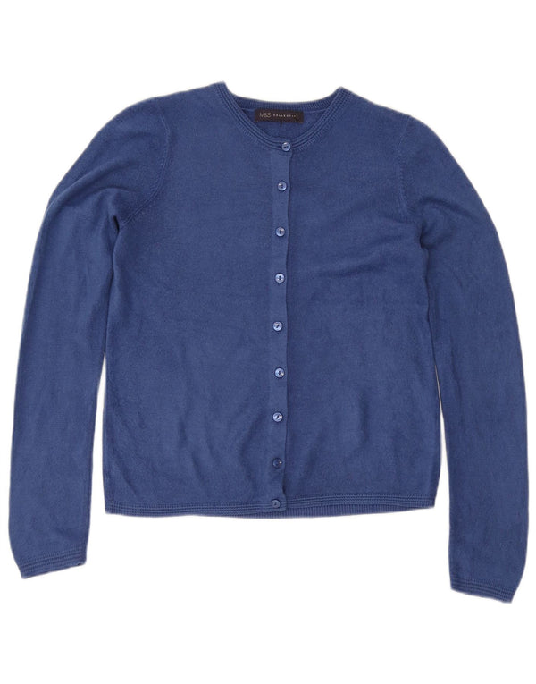 Marks & Spencer Suéter tipo cárdigan para mujer UK 6 XS Azul