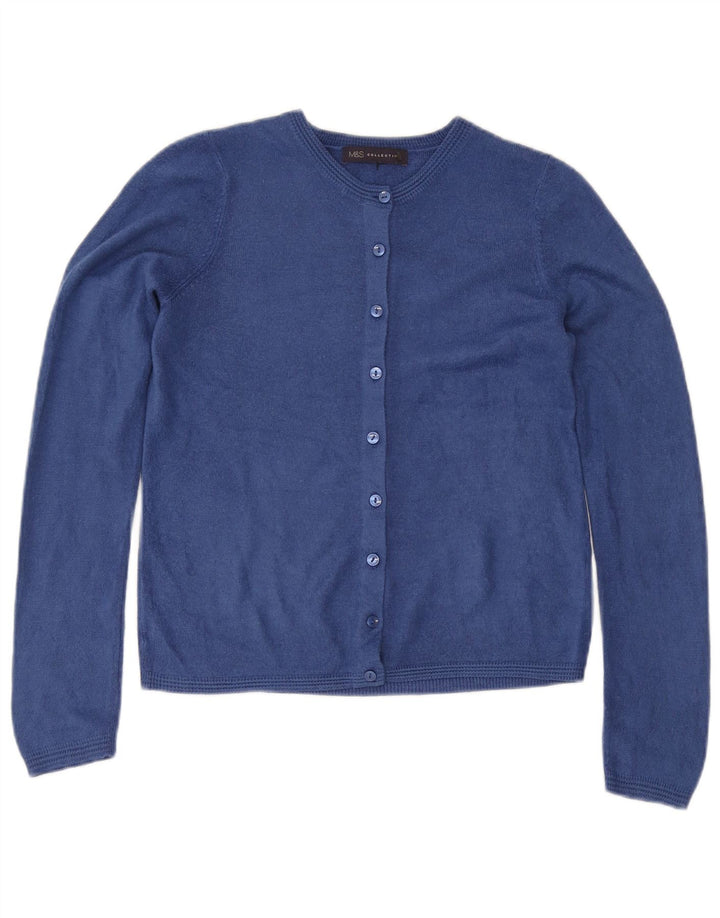 Marks & Spencer Suéter tipo cárdigan para mujer UK 6 XS Azul
