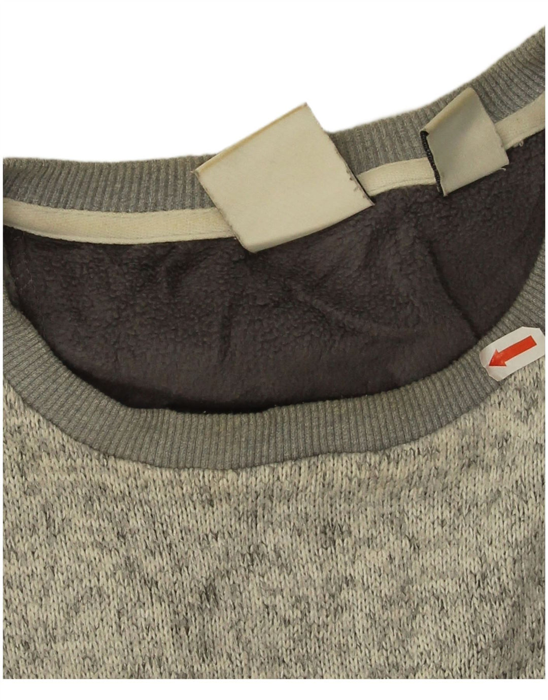 Quiksilver Hombre Sudadera Jumper Large Gris Moteado Poliéster
