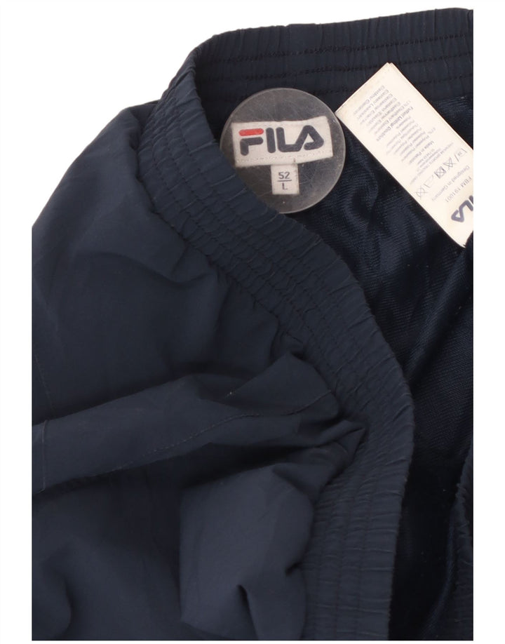 FILA Pantalón de Chándal para Hombre Grande Azul Marino Poliéster