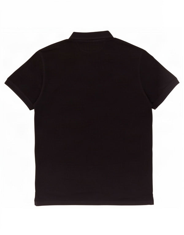 Polo Massimo Dutti Hombre XL Negro Algodón