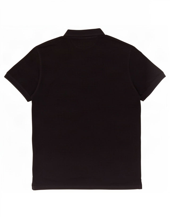 Polo Massimo Dutti Hombre XL Negro Algodón