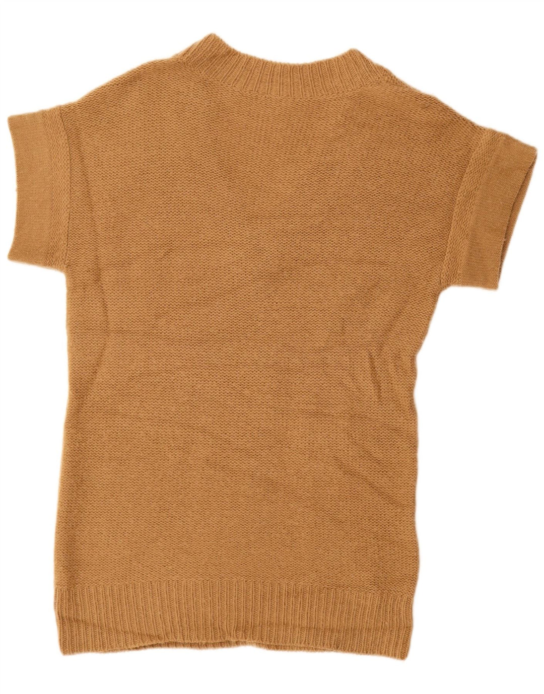 J. CREW Suéter largo con cuello en V para mujer UK 40 Medium Beige
