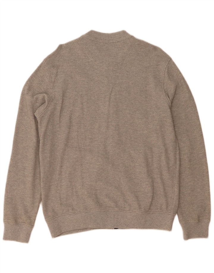 Marks & Spencer Chaqueta de chándal azul Harbor para hombre de algodón gris medio