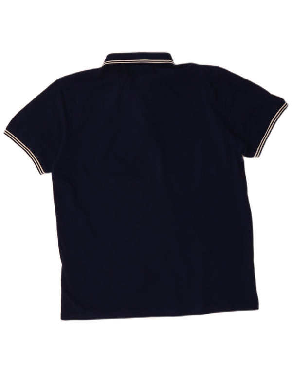 Emporio Armani Mens Polo Shirt XL Navy Blue Cotton