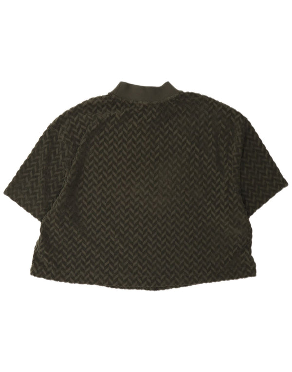 Nike - Camiseta gráfica para mujer, talla XL, algodón verde en espiga
