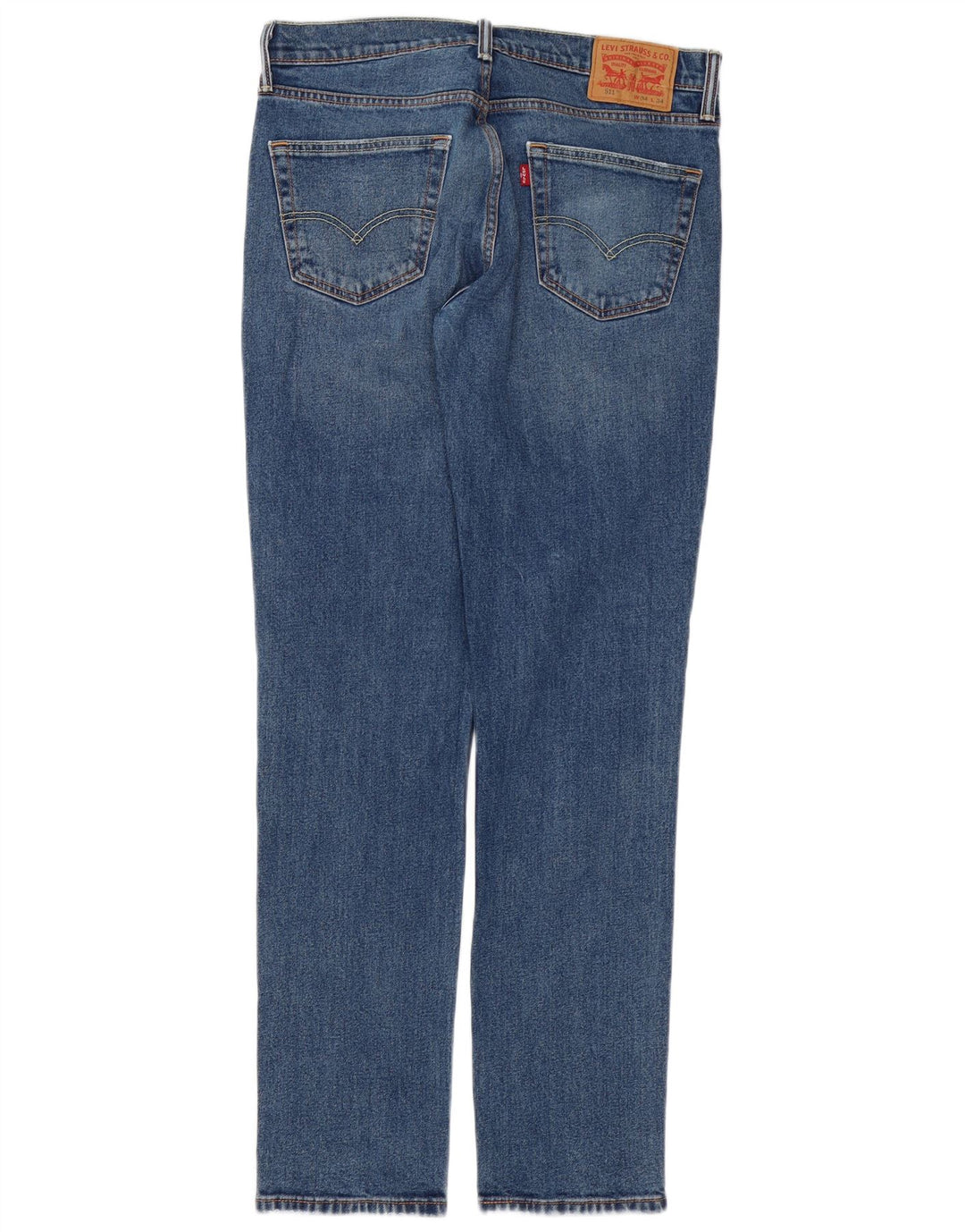 Levi's Hombre 511 Slim Jeans W34 L34 Algodón Azul