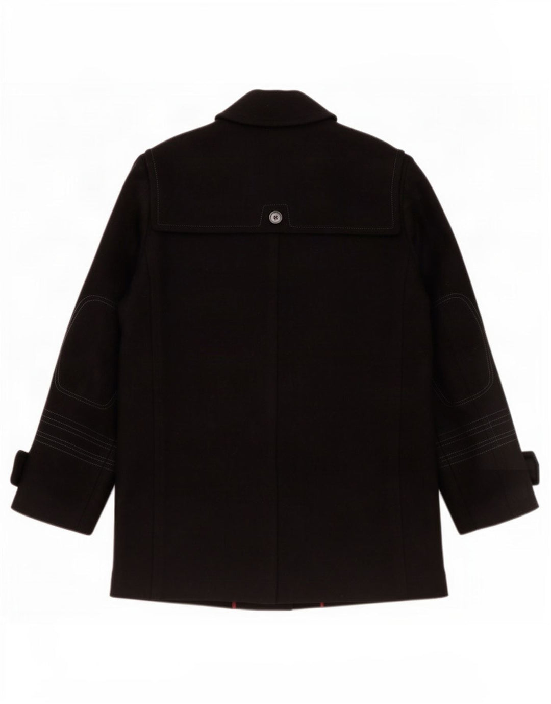 Hugo Boss Trenca para hombre EU 52 XL Lana virgen negra
