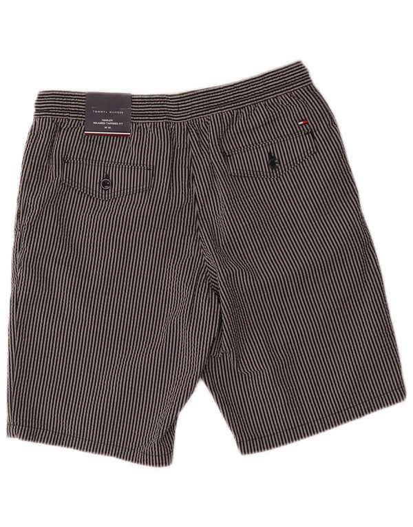 Tommy Hilfiger Pantalones cortos chinos Harlem de corte relajado para hombre W30 Azul marino mediano