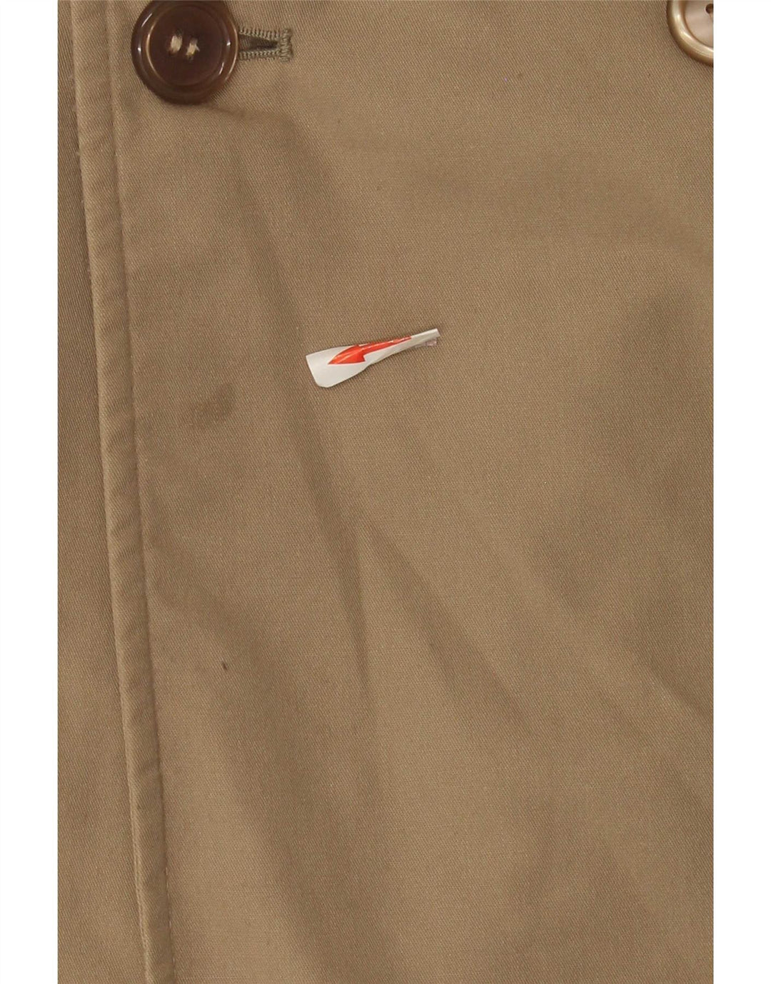 Vintage hombres gabardina Reino Unido 36 pequeño beige clásico