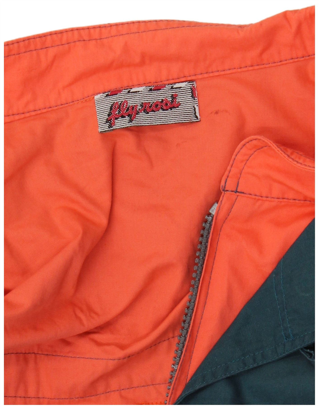 VINTAGE Chaqueta Bomber para Mujer Reino Unido 18 XL Color Verde Bloque