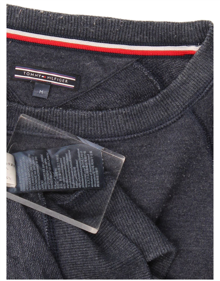 Tommy Hilfiger Hombre Regular Fit Sudadera Jumper Medium Azul Marino Algodón