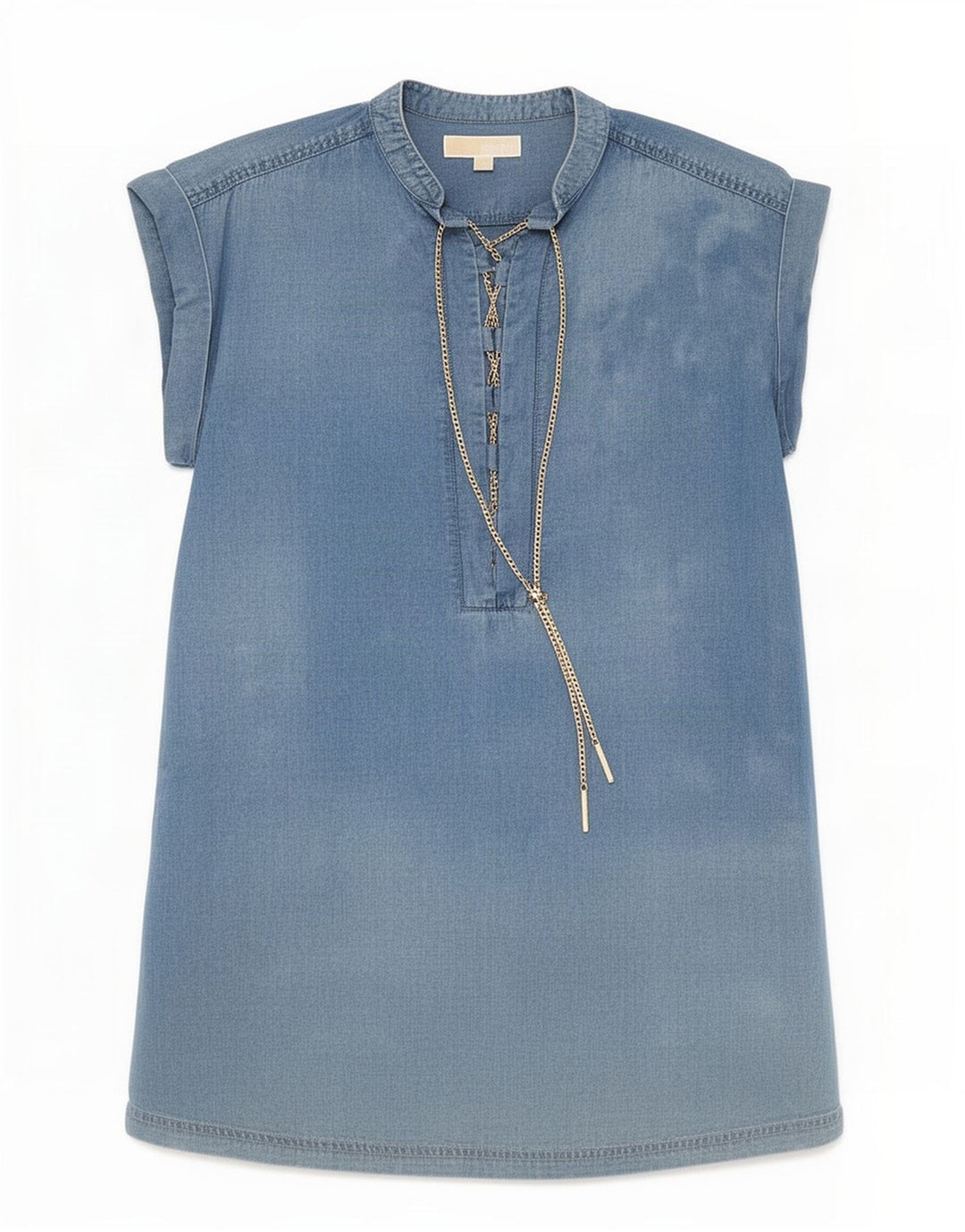 Michael Kors Vestido recto para mujer Reino Unido 10 Pequeño Lyocell azul
