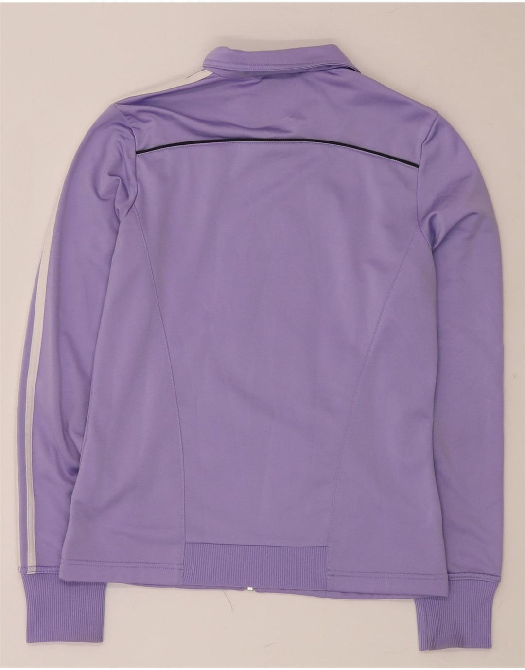 ADIDAS Chaqueta superior de chándal para mujer Reino Unido 12 Poliéster morado mediano