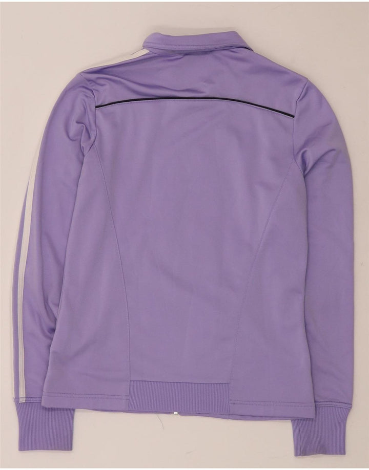 ADIDAS Chaqueta superior de chándal para mujer Reino Unido 12 Poliéster morado mediano