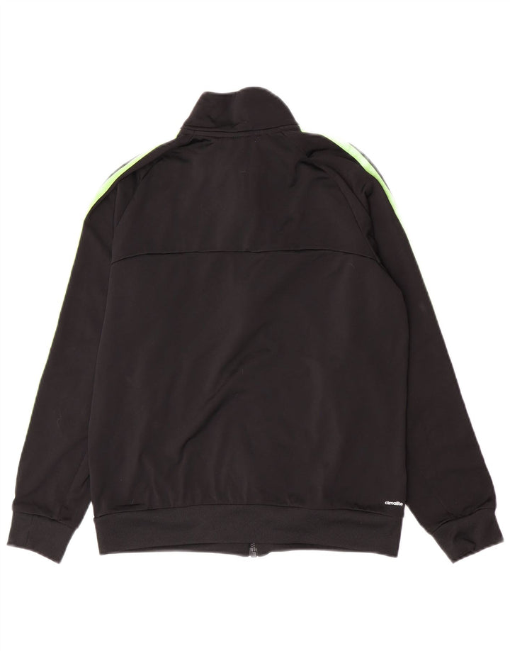 Adidas Chicos Climalite Chándal Top Chaqueta 13-14 Años Negro Poliéster