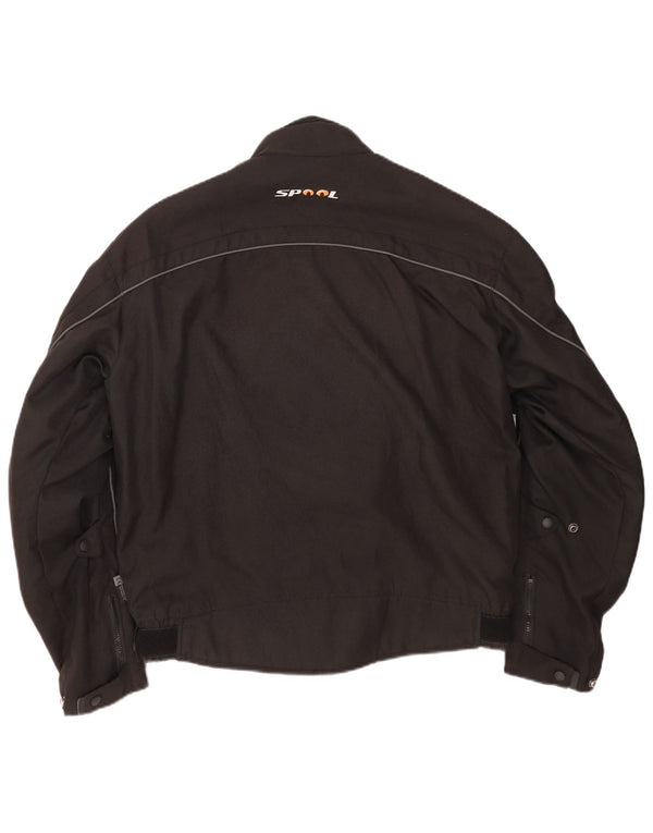 Spool Chaqueta Racer para hombre UK 42 XL Poliéster negro
