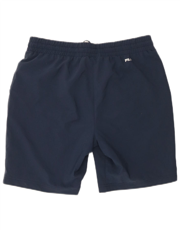Fila Shorts deportivos para mujer UK 46 Large Poliéster azul marino