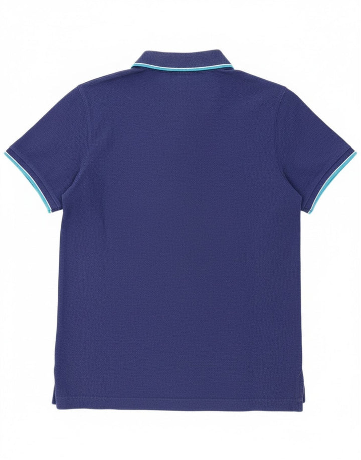 Superdry Polo para hombre de algodón azul grande
