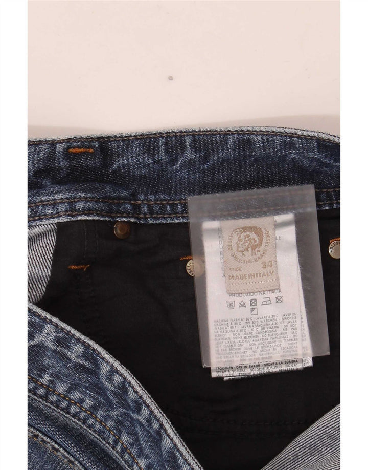 Diesel Pantalones cortos de mezclilla para hombre W34 Algodón azul grande