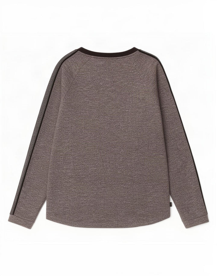 Maison Scotch Sudadera para mujer Jumper Talla 2 Bloque de color gris medio