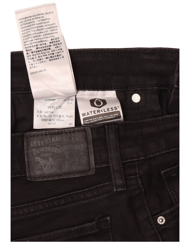 LEVI'S Vaqueros pitillo 711 para mujer W30 L30 Algodón negro