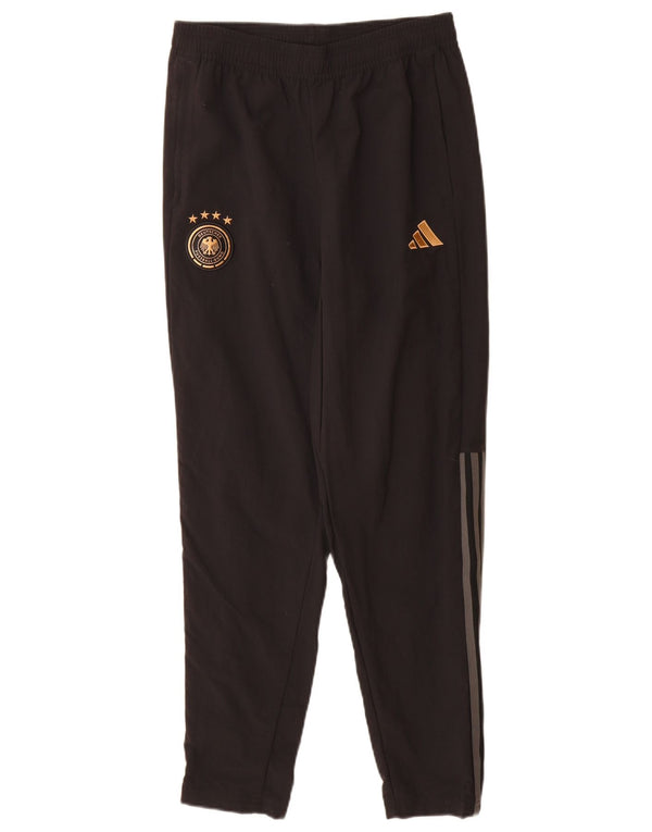 Adidas Mens Deutscher Fussball Bund Chándal Pantalones Pequeños Negro