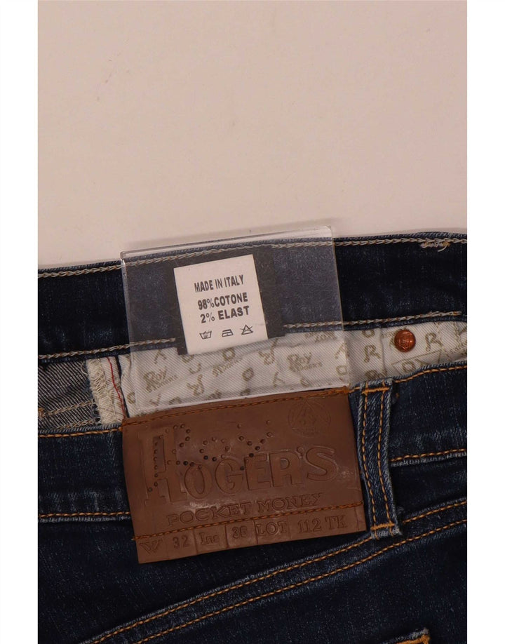Roy Rogers Vaqueros ajustados para hombre W32 L36 Algodón azul
