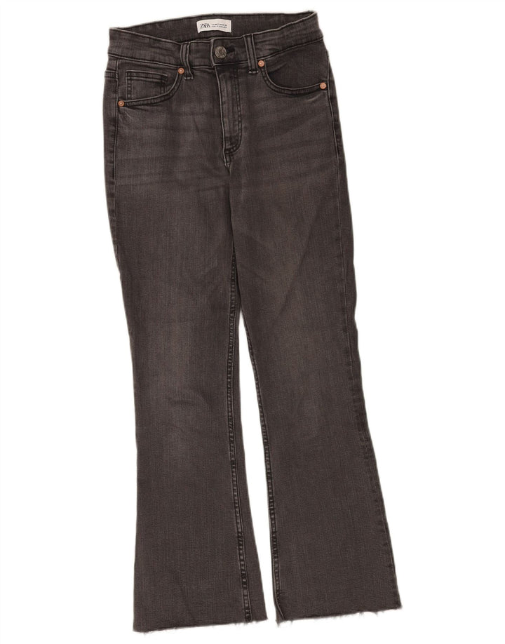 Zara Vaqueros Acampanados Mujer EU 36 XS W26 L26 Gris