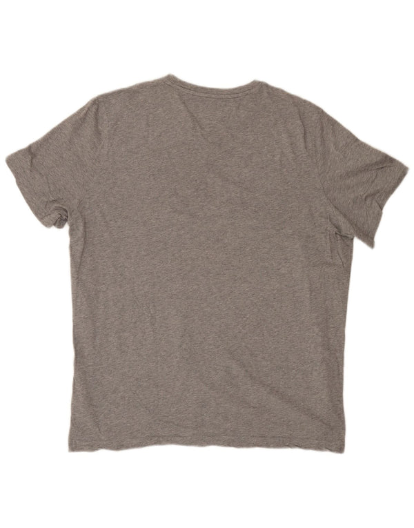 TOMMY HILFIGER Camiseta Mujer Top UK 20 2XL Gris Algodón