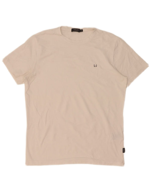 Camiseta Liu Jo Hombre Top Medium Blanco Algodón