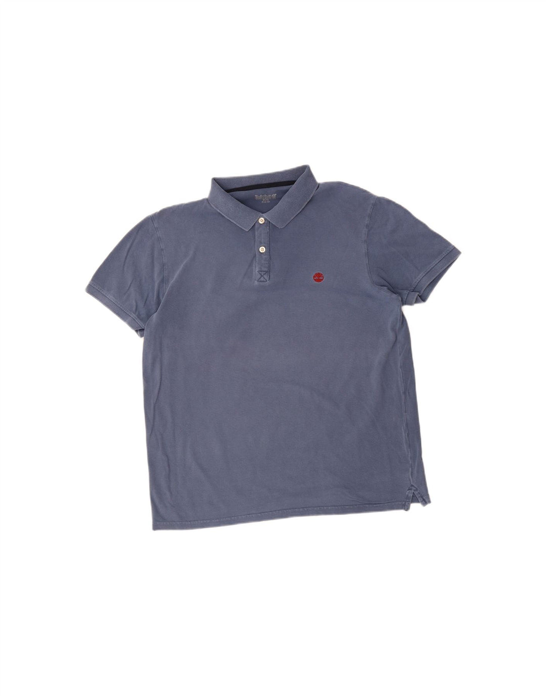 TIMBERLAND Mens Polo Shirt Large Navy Blue