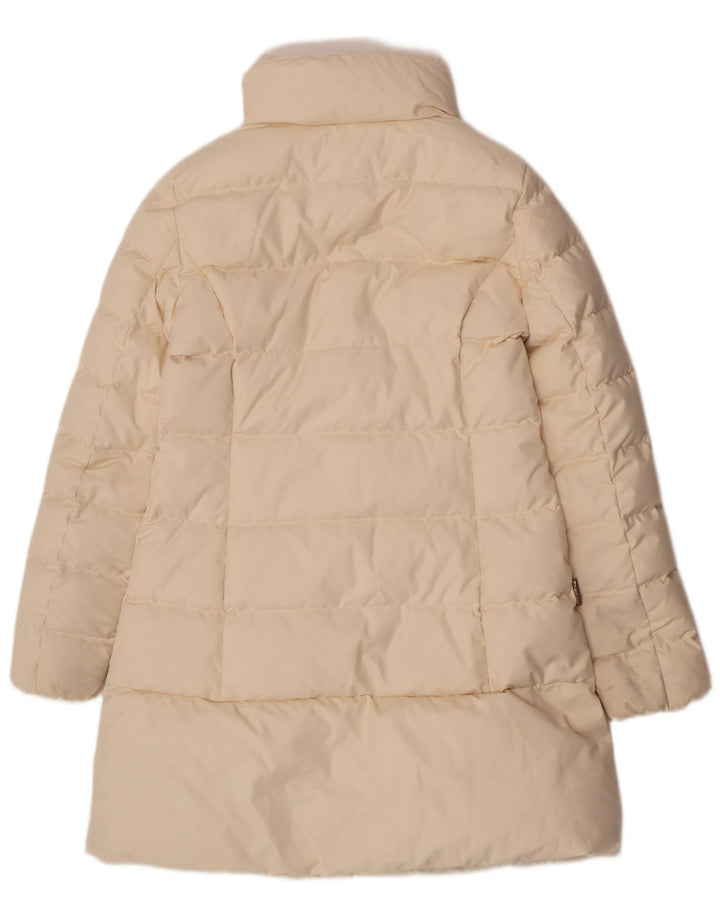 Woolrich Chaqueta acolchada para mujer UK 10 Small Off White Poliéster