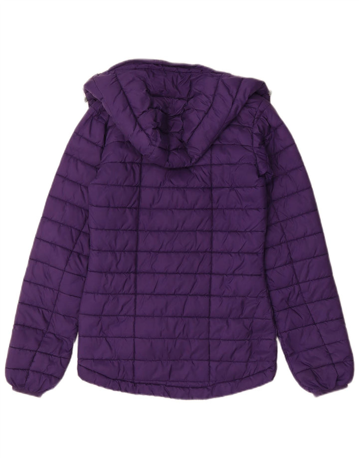 Chaqueta acolchada con capucha Rab para mujer UK 8 Small Poliamida morada