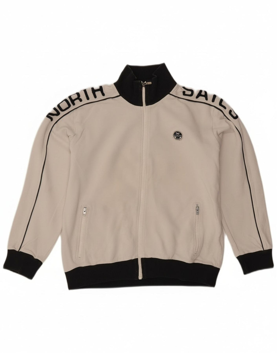 North Sails Chaqueta de chándal para niña 11-12 años Bloque de color blanco