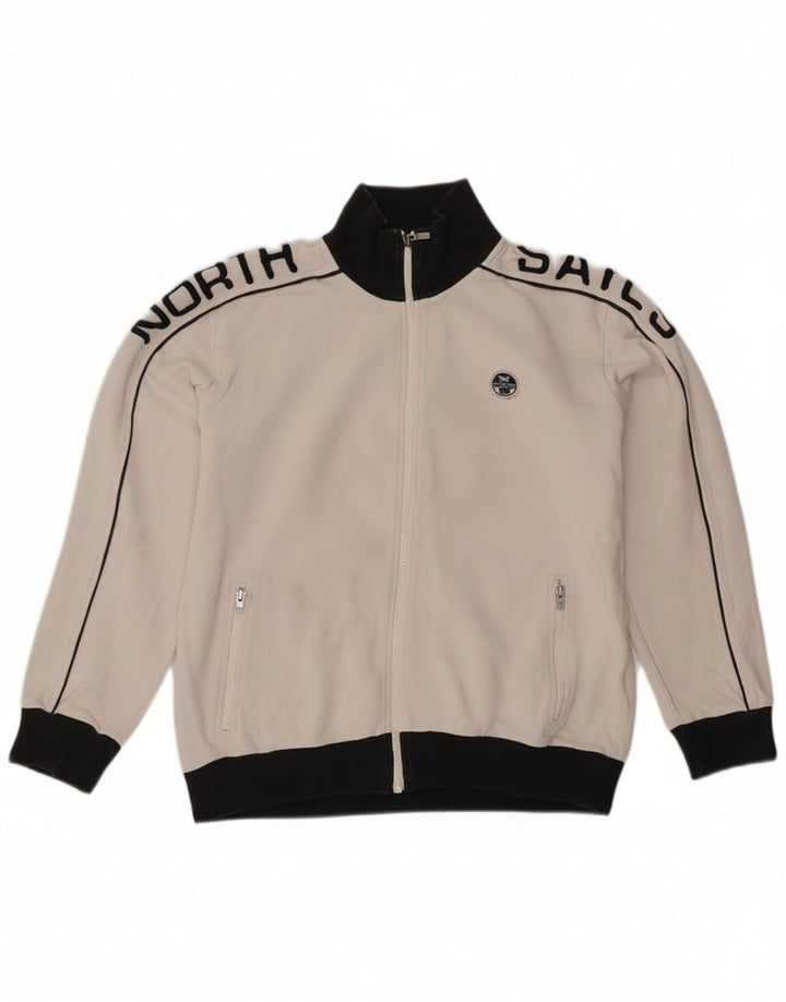 North Sails Chaqueta de chándal para niña 11-12 años Bloque de color blanco