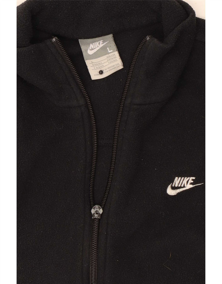 Nike - Chaqueta polar para mujer, talla 44/16, talla grande, color negro