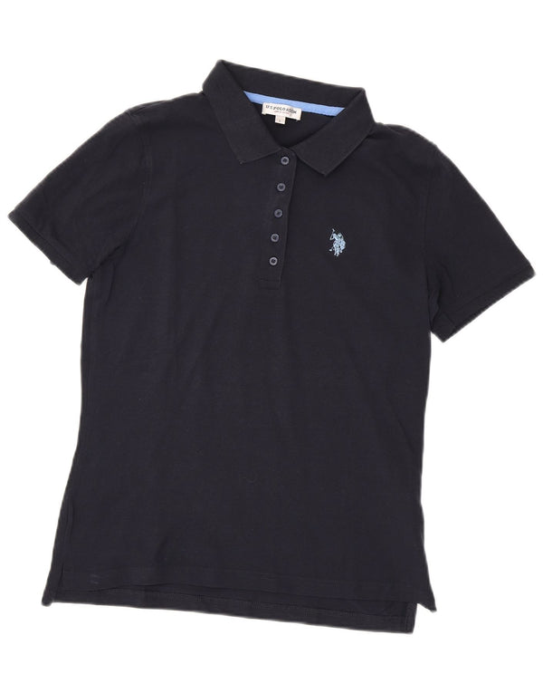 ASSN DE POLO DE EE. UU. Polo para mujer UK 44 Grande Azul marino Algodón